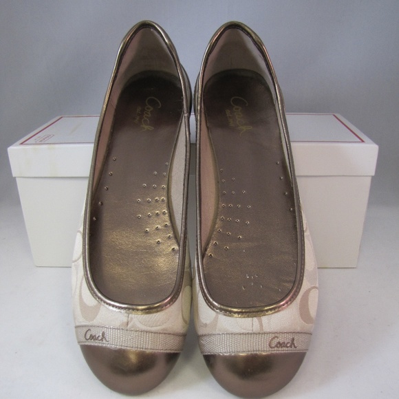 Coach Shoes - Coach Cecile Sig Ballet Womens Flat Shoes Sz 7 1/2